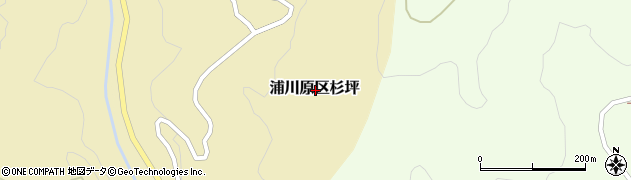 新潟県上越市浦川原区杉坪周辺の地図