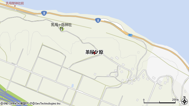 〒949-1706 新潟県上越市茶屋ケ原の地図