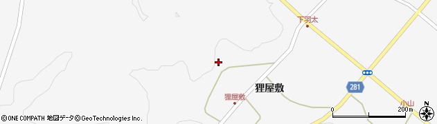 福島県西郷村（西白河郡）羽太（柿ノ木山）周辺の地図