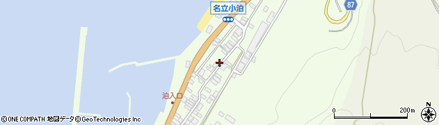 新潟県上越市名立区名立小泊周辺の地図