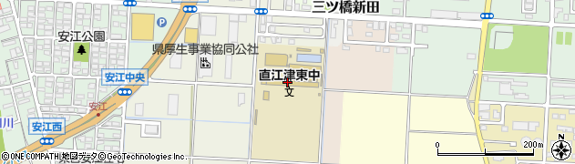 上越市立　直江津東中学校周辺の地図