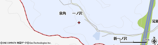 福島県泉崎村（西白河郡）太田川（一ノ沢）周辺の地図