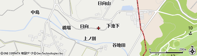 福島県泉崎村（西白河郡）泉崎（日向）周辺の地図