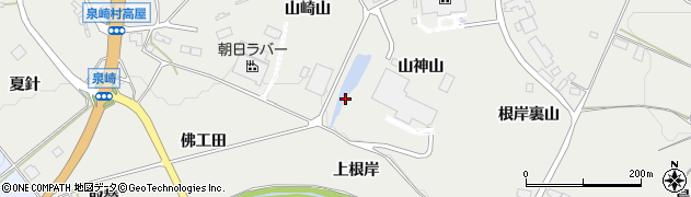 福島県泉崎村（西白河郡）泉崎（江沢向）周辺の地図