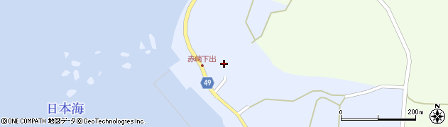 石川県志賀町（羽咋郡）赤崎（ソ）周辺の地図