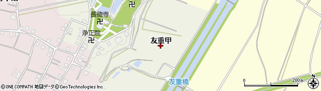 新潟県十日町市友重（甲）周辺の地図