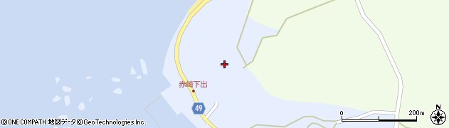 石川県志賀町（羽咋郡）赤崎（リ）周辺の地図