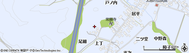 福島県泉崎村（西白河郡）太田川（上丁）周辺の地図
