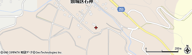 新潟県上越市頸城区石神新田周辺の地図