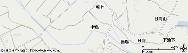 福島県泉崎村（西白河郡）泉崎（中島）周辺の地図