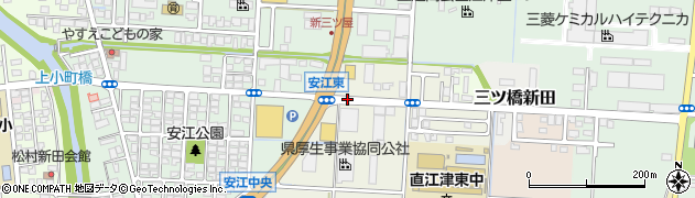 くいどころ里味安江店周辺の地図