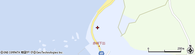 石川県志賀町（羽咋郡）赤崎（レ）周辺の地図