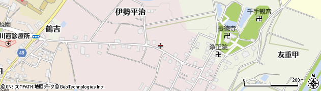 新潟県十日町市伊勢平治383周辺の地図