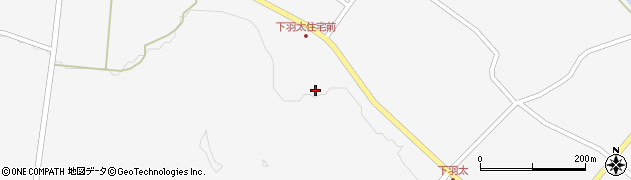 福島県西郷村（西白河郡）羽太（柿ノ木下）周辺の地図
