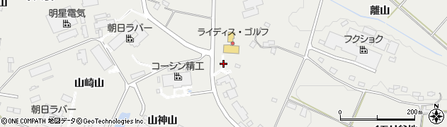 福島県泉崎村（西白河郡）泉崎（上狐山）周辺の地図