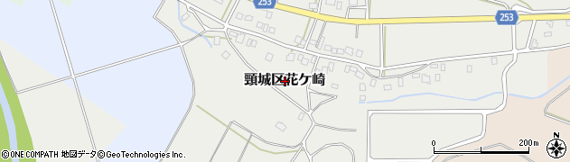 新潟県上越市頸城区花ケ崎周辺の地図