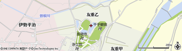 新潟県十日町市友重（乙）周辺の地図
