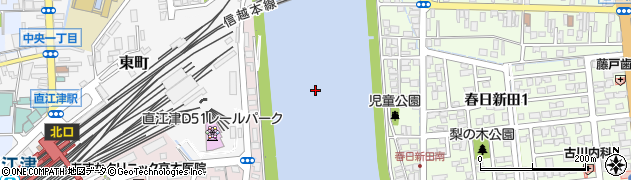 関川周辺の地図