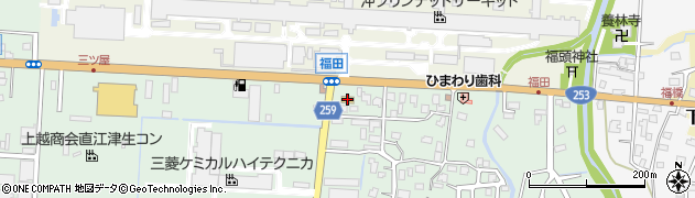 ローソン上越福田店周辺の地図