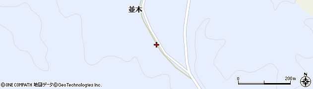福島県白河市大信豊地並木69周辺の地図