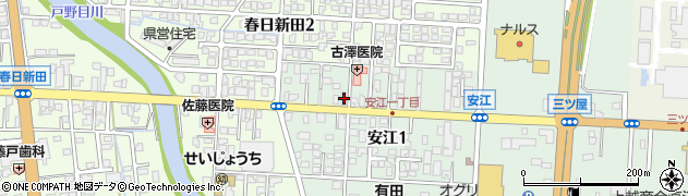 ホーム安江周辺の地図