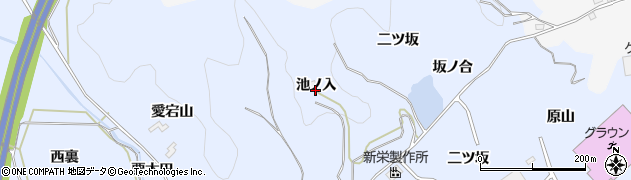 福島県西白河郡泉崎村太田川池ノ入周辺の地図