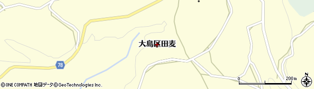 新潟県上越市大島区田麦周辺の地図