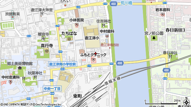 〒942-0001 新潟県上越市中央の地図