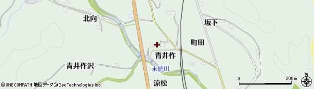 福島県いわき市久之浜町末続（青井作）周辺の地図