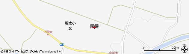 福島県西郷村（西白河郡）羽太（関屋）周辺の地図