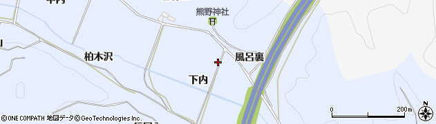 福島県泉崎村（西白河郡）太田川（下内）周辺の地図