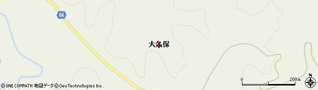 福島県いわき市三和町差塩（大久保）周辺の地図
