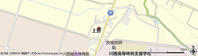 新潟県十日町市上野周辺の地図