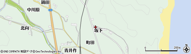 福島県いわき市久之浜町末続（坂下）周辺の地図