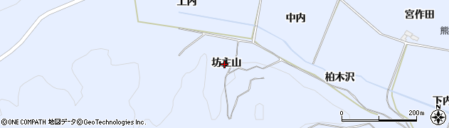 福島県泉崎村（西白河郡）太田川（坊主山）周辺の地図