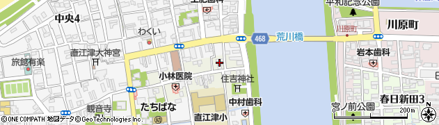 新潟県上越市住吉町周辺の地図