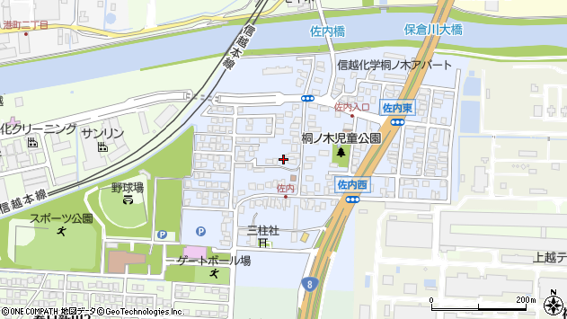〒942-0031 新潟県上越市佐内の地図