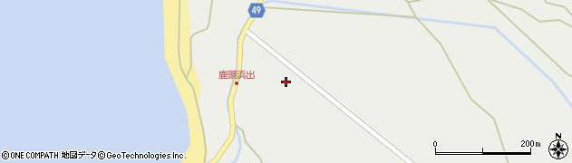 石川県志賀町（羽咋郡）鹿頭（ハ）周辺の地図