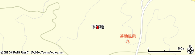 福島県いわき市大久町大久（下谷地）周辺の地図