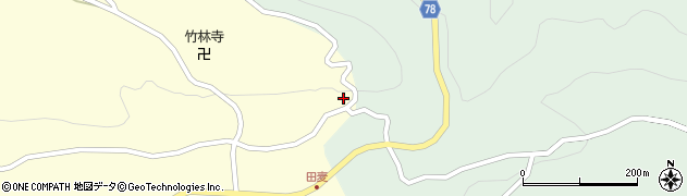 新潟県上越市大島区田麦833周辺の地図