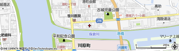 直江津港郵便局周辺の地図
