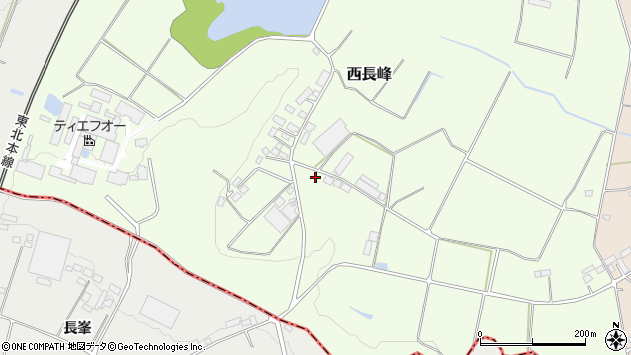 〒969-0226 福島県西白河郡矢吹町西長峰の地図