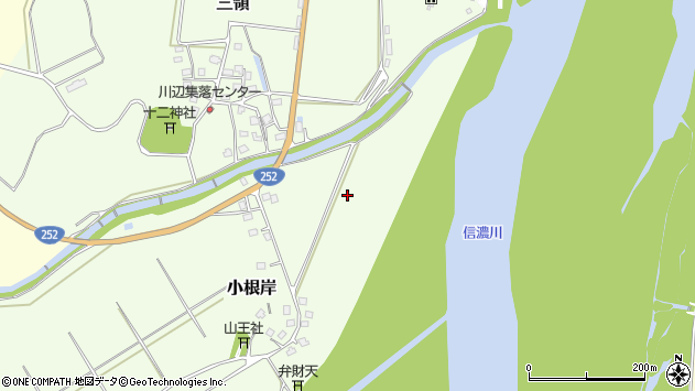 〒948-0125 新潟県十日町市小根岸の地図