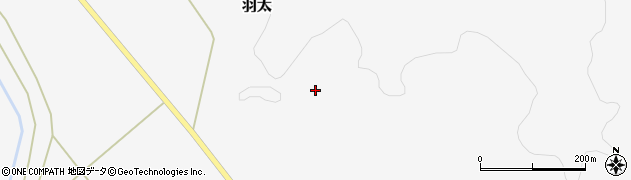 福島県西郷村（西白河郡）羽太（勘羽山）周辺の地図