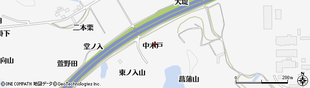 福島県泉崎村（西白河郡）踏瀬（中木戸）周辺の地図