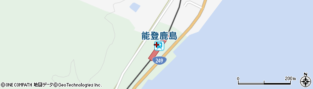 能登鹿島駅周辺の地図