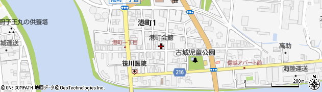 港町会館周辺の地図