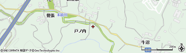 福島県いわき市久之浜町末続（戸ノ内）周辺の地図