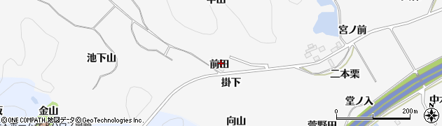 福島県泉崎村（西白河郡）踏瀬（前田）周辺の地図