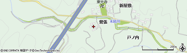 福島県いわき市久之浜町末続（鷽張）周辺の地図